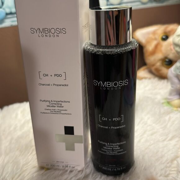 Symbiosis London Charcoal Micellar Water purifying and imperfections BNIB - - Picture 6 of 7